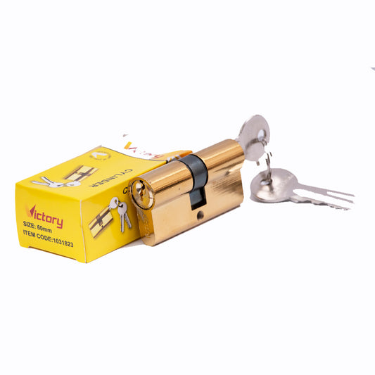 Victory 60mm  Cylinder Lock with  Keys – Secure & Stylish Design with Premium Packaging