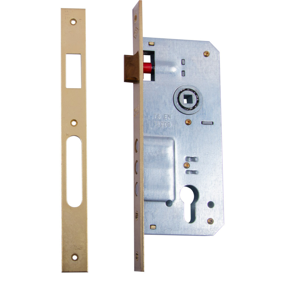 Door Lock Mechanism with Frame, Keyhole, and Adjustable Component – Durable Multi-Part Lock for Door Security Integration