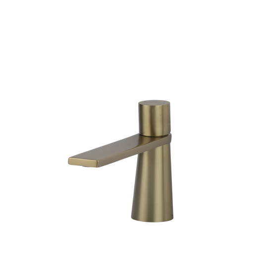 Luxury Brushed Gold Colored Bathroom Sink Basin Mixer Faucet: Modern Minimalist Design For Elegant Bathrooms